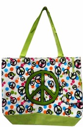 Large Tote Bag-PSM0317/LIME